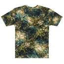 Verdigris Marble Men’s Cotton Crew Neck T-Shirt, iBuyXi.com