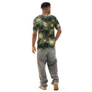 Verdigris Marble Men’s Cotton Crew Neck T-Shirt, iBuyXi.com