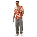 Siamese Cat Floral Men’s Cotton Crew Neck T-Shirt, iBuyXi.com