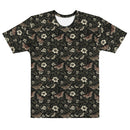 Dark Botanical Men’s Cotton Crew Neck T-Shirt, iBuyXi.com