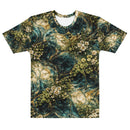 Verdigris Marble Men’s Cotton Crew Neck T-Shirt, iBuyXi.com