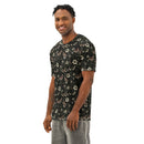 Dark Botanical Men’s Cotton Crew Neck T-Shirt, iBuyXi.com