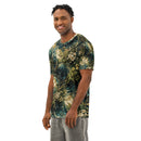 Verdigris Marble Men’s Cotton Crew Neck T-Shirt, iBuyXi.com