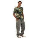 Verdigris Marble Men’s Cotton Crew Neck T-Shirt, iBuyXi.com