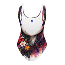 Gothic Femme Floral One-Piece Swimsuit, ibuyXi.com