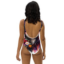 Gothic Femme Floral One-Piece Swimsuit, ibuyXi.com