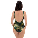 Verdigris Marble One-Piece Swimsuit, iBuyXi.com