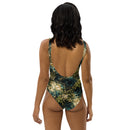 Verdigris Marble One-Piece Swimsuit, iBuyXi.com