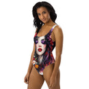 Gothic Femme Floral One-Piece Swimsuit, ibuyXi.com