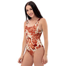 Siamese Cat Floral One-Piece Swimsuit, iBuyXi.com