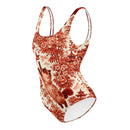 Siamese Cat Floral One-Piece Swimsuit, iBuyXi.com