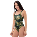 Verdigris Marble One-Piece Swimsuit, iBuyXi.com