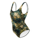Verdigris Marble One-Piece Swimsuit, iBuyXi.com