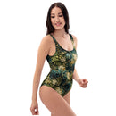 Verdigris Marble One-Piece Swimsuit, iBuyXi.com