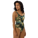 Verdigris Marble One-Piece Swimsuit, iBuyXi.com