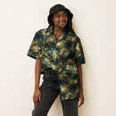 Verdigris Marble Unisex Button Shirt, iBuyXi.com