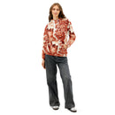 Siamese Cat Floral Unisex Cotton Hoodie, iBuyXi.com