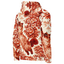 Siamese Cat Floral Unisex Cotton Hoodie, iBuyXi.com