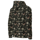 Dark Botanical Unisex Cotton Hoodie
