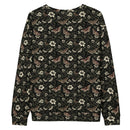 Dark Botanical Unisex Cotton Sweatshirt