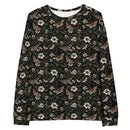 Dark Botanical Unisex Cotton Sweatshirt