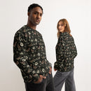 Dark Botanical Unisex Cotton Sweatshirt