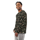 Dark Botanical Unisex Cotton Sweatshirt