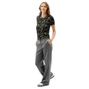 Dark Botanical Women’s Cotton Crew Neck T-Shirt, iBuyXi.com