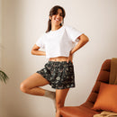 Dark Botanical Women’s Pajama Shorts, iBuyXi.com