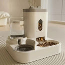 Automatic Pet Food and Water Dispenser Combo