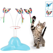 Automatic Spinning Butterfly Cat Teaser