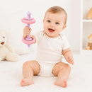 Baby Teething Rattle 3-in-1 Silicone Teether