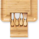 Bamboo Cheese Board and Knife Gift Set