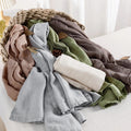 Bamboo Cotton Muslin Baby Swaddle Blanket