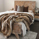 Battilo Luxury Faux Fur Throw Blanket