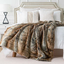 Battilo Luxury Faux Fur Throw Blanket