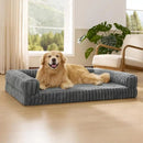 Bedsure ComfyFleece Orthopedic Dog Bed - Joint Support for Large Dogs, Comfort E