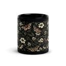 Dark Botanical Glossy Mug, iBuyXi.com