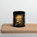 Gilded Cross Black Glossy Mug, iBuyXi.com
