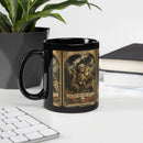 Death Before Decaf Black Glossy Mug