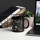 Dark Botanical Glossy Mug, iBuyXi.com