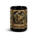 Death Before Decaf Black Glossy Mug