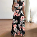 Boho Floral Swing Dress