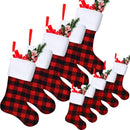 Buffalo Plaid Christmas Stockings 4-Pack