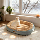 Calming Pet Bed for Cats and Small Dogs