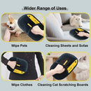 Cat Dog Electrostatic Pet Hair Removal Glove Fur Cleaning Grooming Accessory Sui