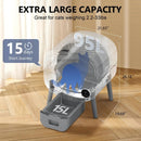 Cat Litter Box Semi Automatic Self Cleaning Cat Litter Box Large XXL