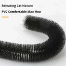 Cat Toy Arch Self Groome Pamper Feline with A Massage Grooming Rubbing Brush wit