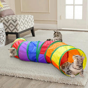 Cat Toys Interactive Fun Cat Tunnel Tube Foldable Cat Toys Kitty Training Intera