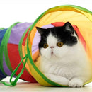 Cat Toys Interactive Fun Cat Tunnel Tube Foldable Cat Toys Kitty Training Intera